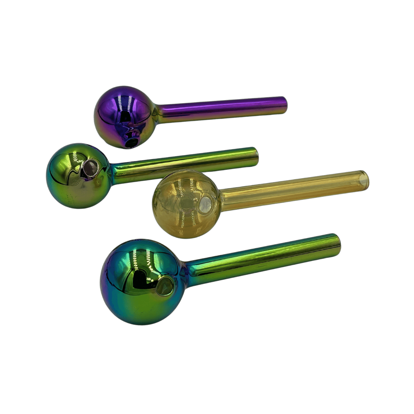 Rainbow Glass Pipes (24-Pack)