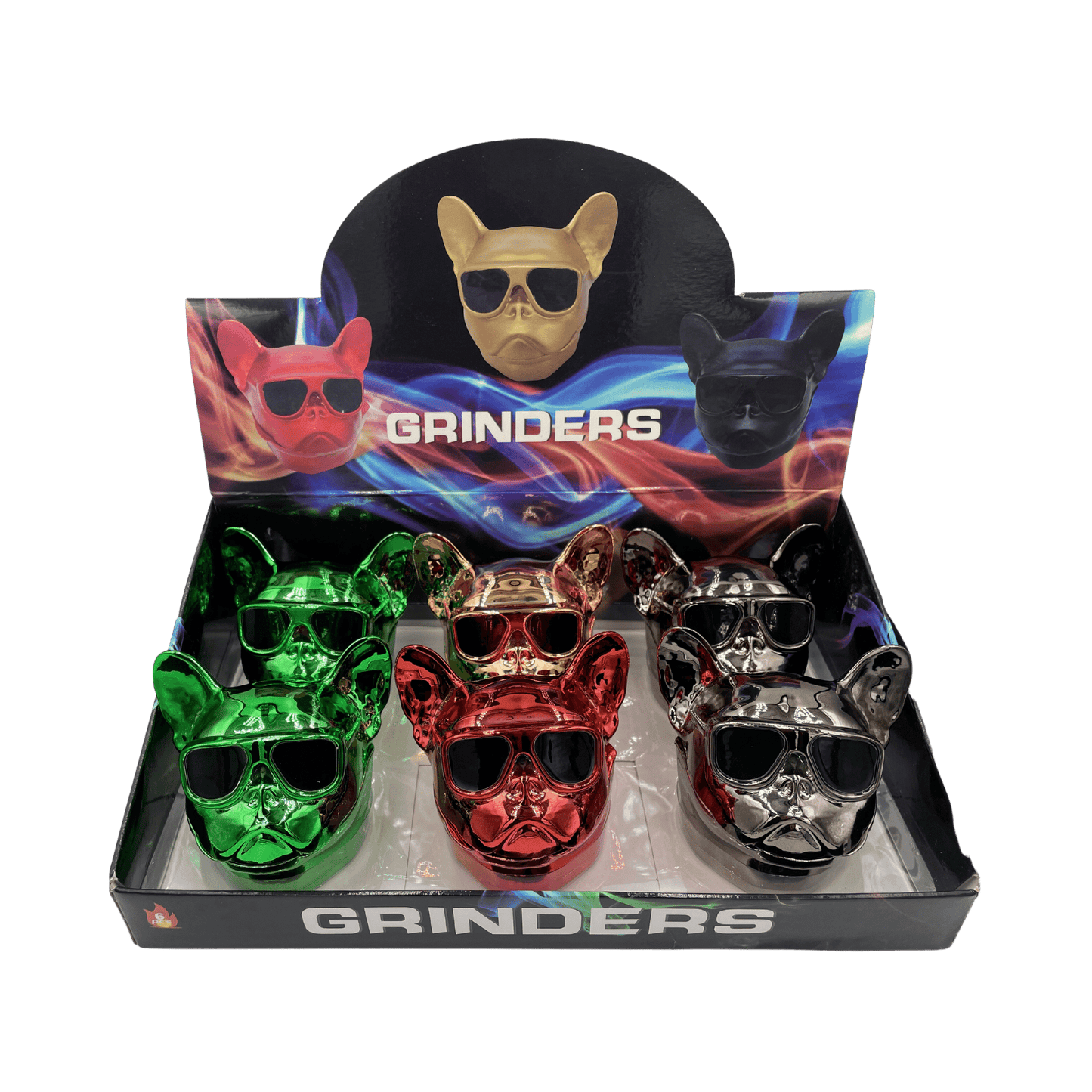 Large Bulldog Grinder (6-Pack)