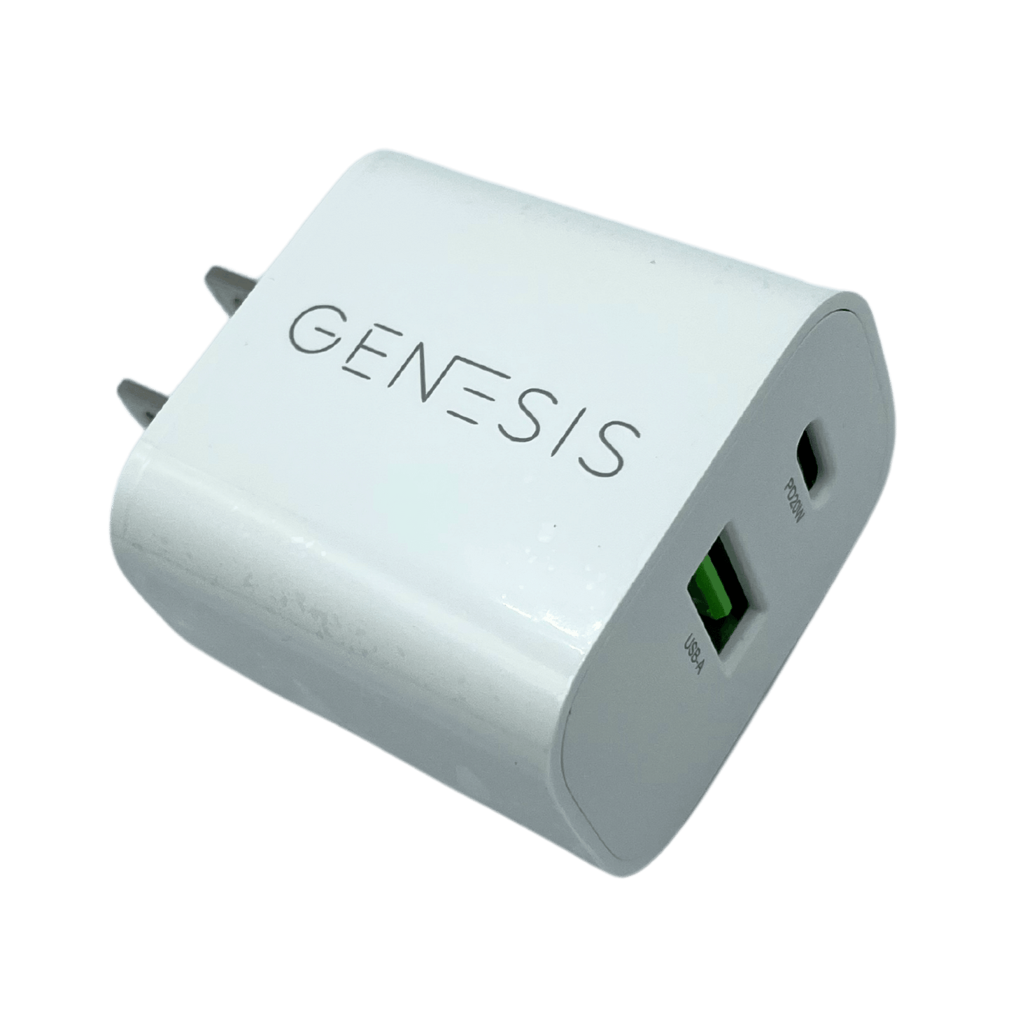 GENESIS Dual USB Wall Charger: USB & USB-C (18-Pack)