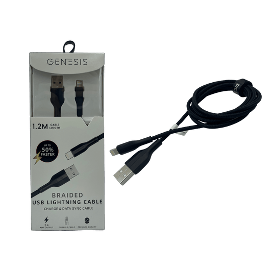 GENESIS 4ft. ios USB Charging Cable (12-Pack)