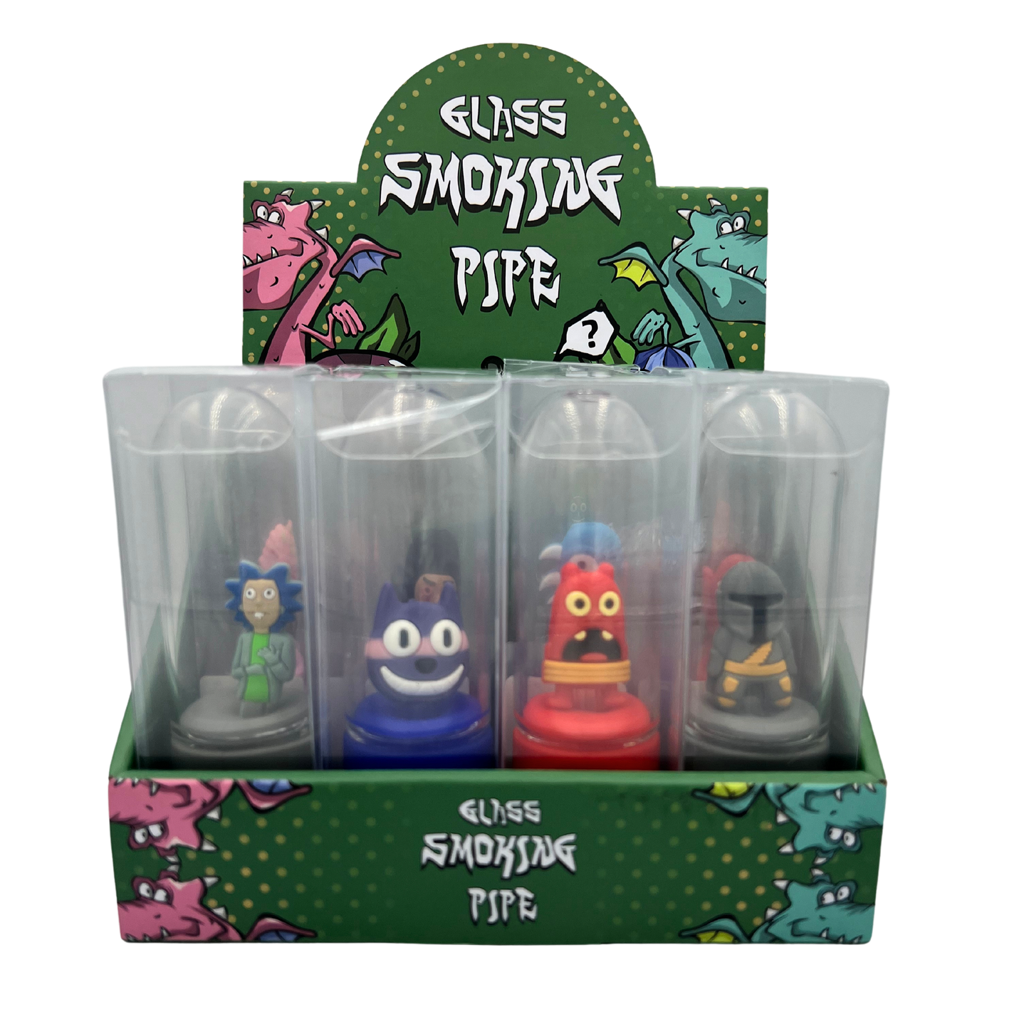 Cartoon Silicone Pipe (12-pack)